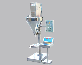 實拍半自動粉劑包裝機(jī)  速度快扭距大、可灌裝多種粉劑