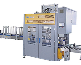 塑料桶自動裝箱機，機油防凍液20升大桶人工裝箱太累了！